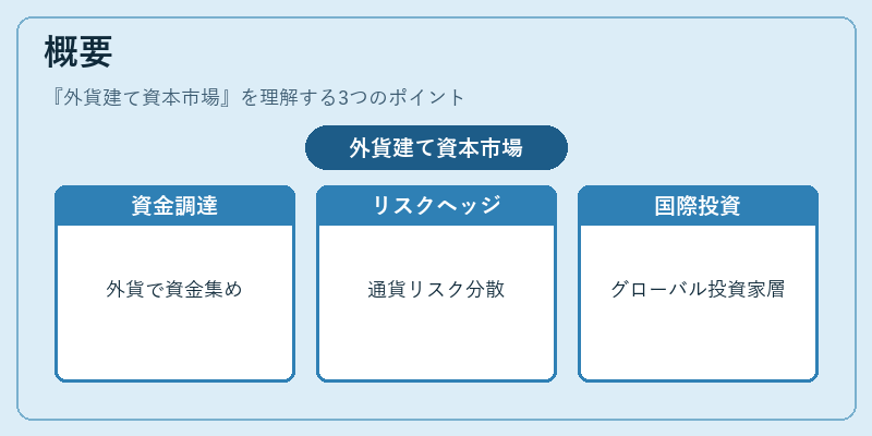 概要(外貨建て資本市場)の図解
