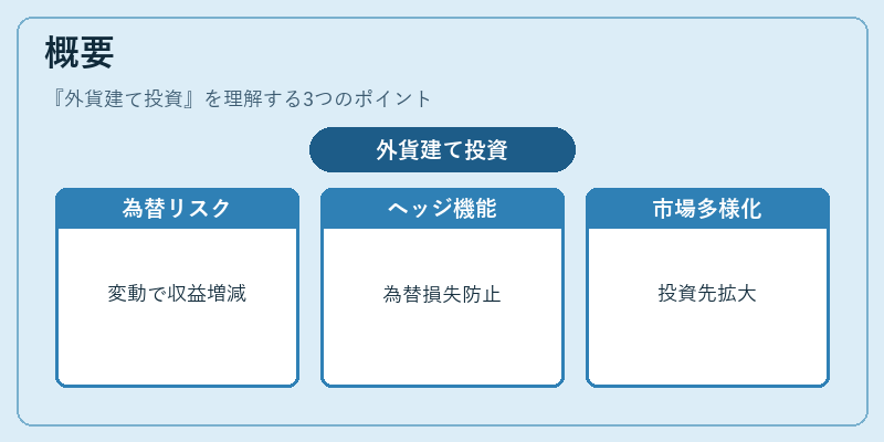 概要（外貨建て投資）の図解