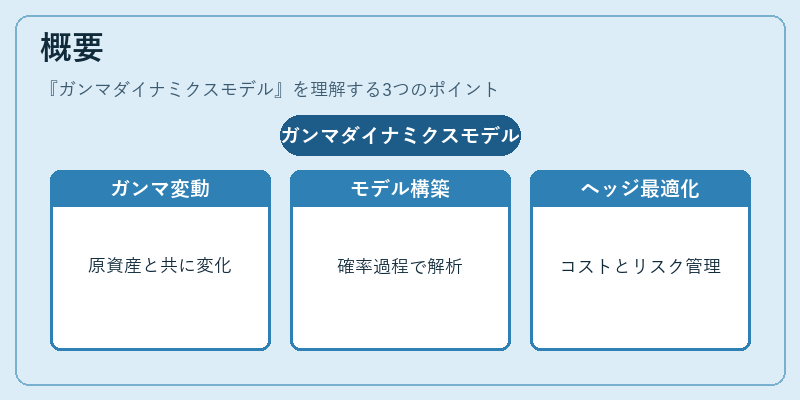 概要（ガンマダイナミクスモデル）の図解