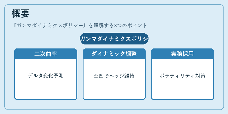 概要（ガンマダイナミクスポリシー）の図解