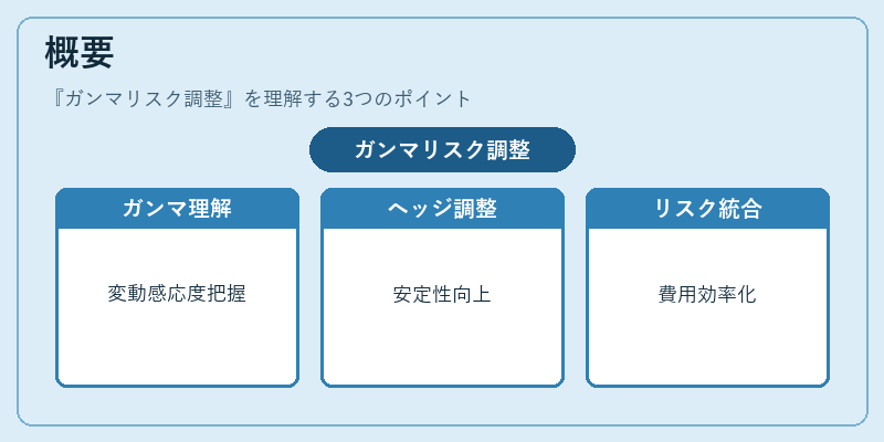 概要（ガンマリスク調整）の図解