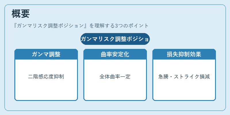 概要（ガンマリスク調整ポジション）の図解