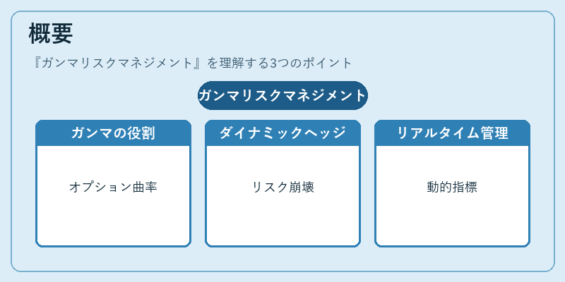概要（ガンマリスクマネジメント）の図解