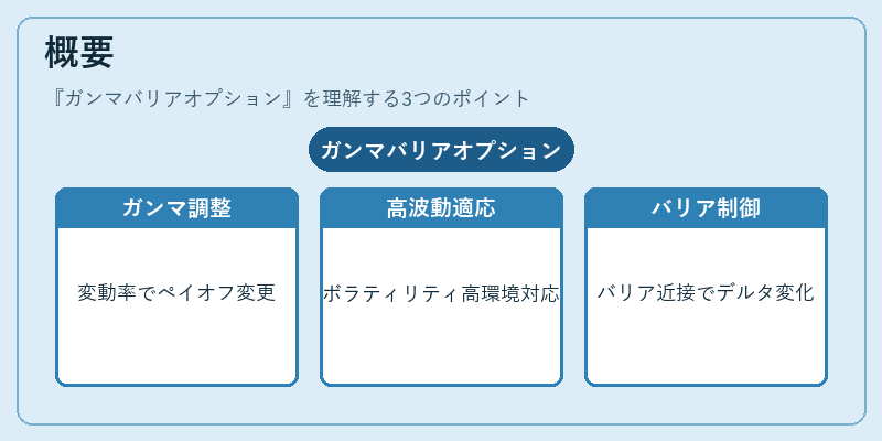 概要（ガンマバリアオプション）の図解
