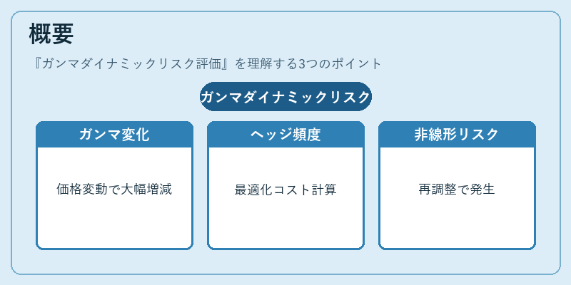 概要（ガンマダイナミックリスク評価）の図解