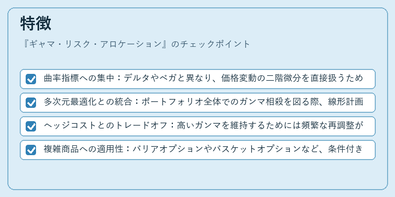 特徴（ギャマ・リスク・アロケーション）の図解