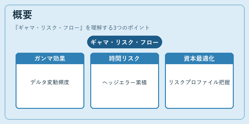 概要（ギャマ・リスク・フロー）の図解