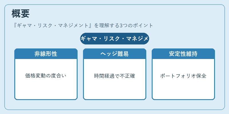 概要（ギャマ・リスク・マネジメント）の図解