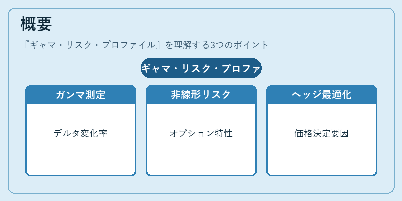 概要（ギャマ・リスク・プロファイル）の図解