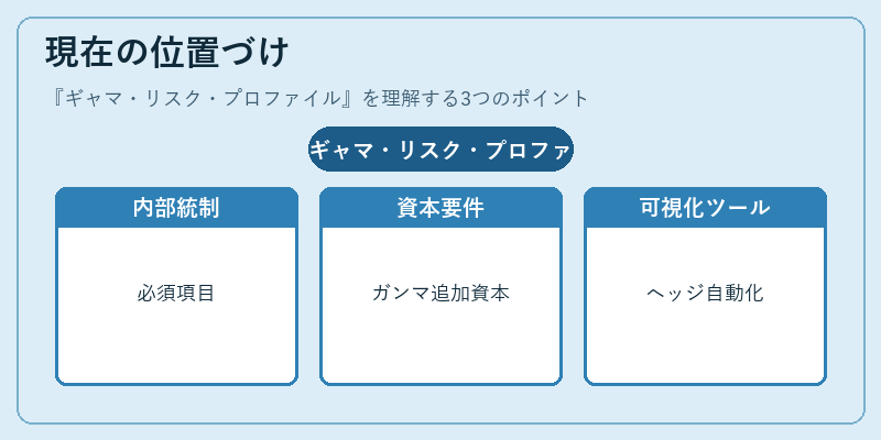 現在の位置づけ（ギャマ・リスク・プロファイル）の図解