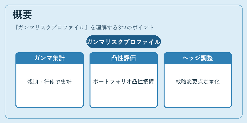 概要（ガンマリスクプロファイル）の図解