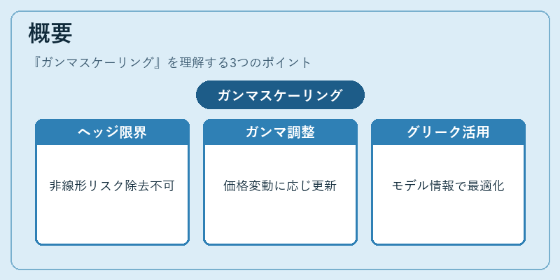 概要（ガンマスケーリング）の図解