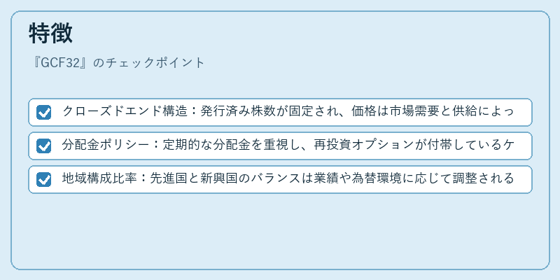 特徴（GCF32）の図解