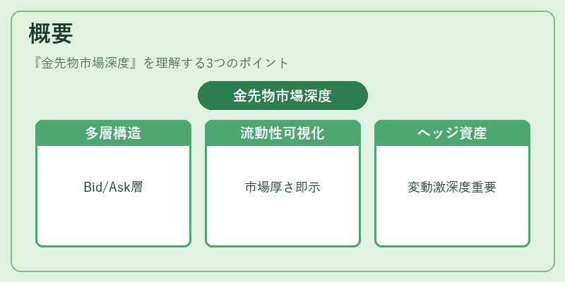 概要(金先物市場深度)の図解