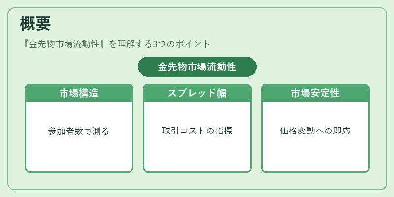概要（金先物市場流動性）の図解