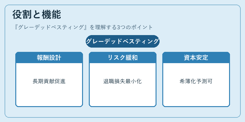役割と機能(グレーデッドベスティング)の図解