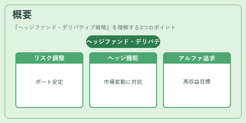 概要(ヘッジファンド・デリバティブ戦略)の図解