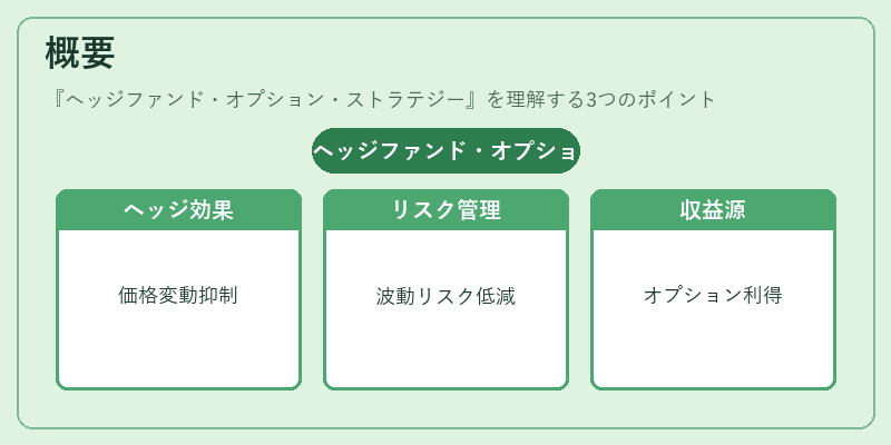 概要（ヘッジファンド・オプション・ストラテジー）の図解