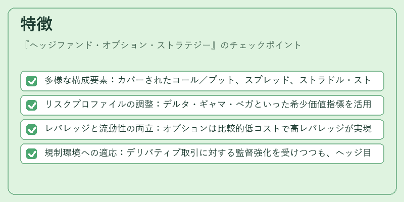 特徴（ヘッジファンド・オプション・ストラテジー）の図解