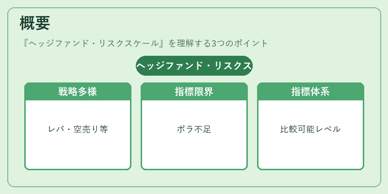 概要（ヘッジファンド・リスクスケール）の図解
