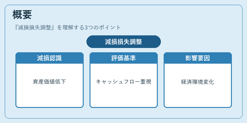 概要（減損損失調整）の図解