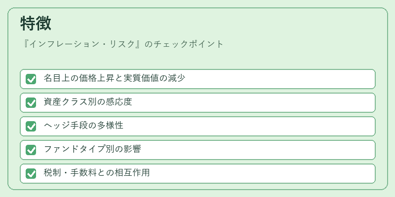特徴（インフレーション・リスク）の図解