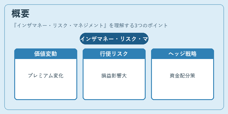 概要（インザマネー・リスク・マネジメント）の図解