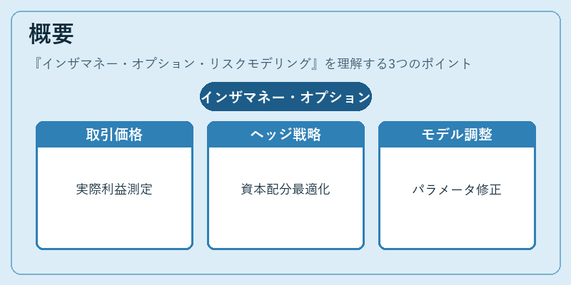 概要（インザマネー・オプション・リスクモデリング）の図解