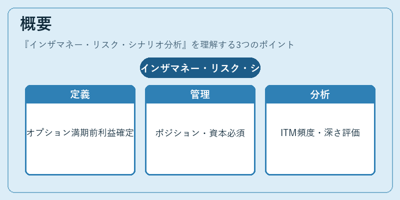 概要(インザマネー・リスク・シナリオ分析)の図解