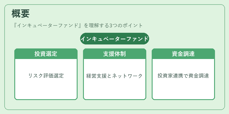 概要（インキュベーターファンド）の図解