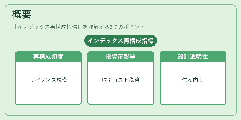 概要（インデックス再構成指標）の図解