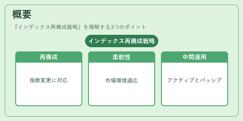 概要（インデックス再構成戦略）の図解
