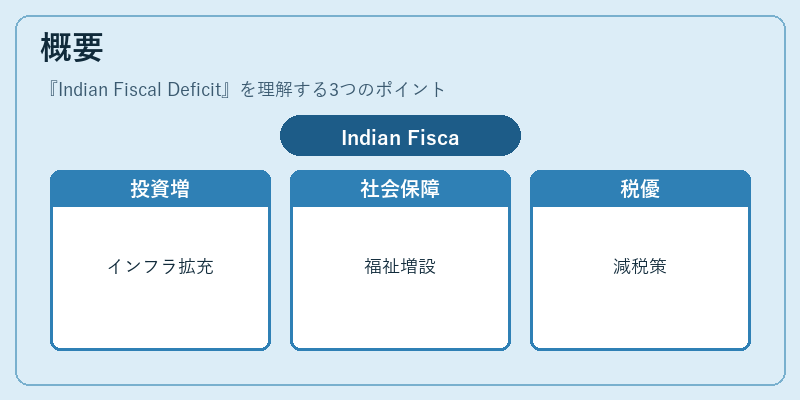 概要（Indian Fiscal Deficit）の図解