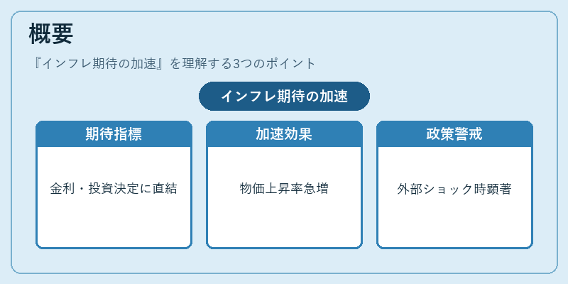 概要（インフレ期待の加速）の図解