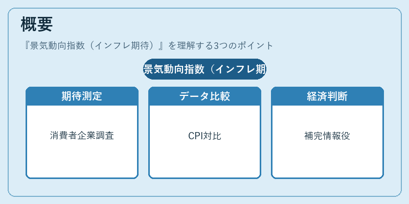 概要（景気動向指数（インフレ期待））の図解