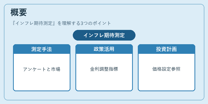 概要（インフレ期待測定）の図解