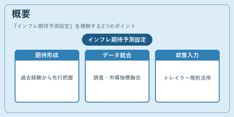 概要（インフレ期待予測設定）の図解