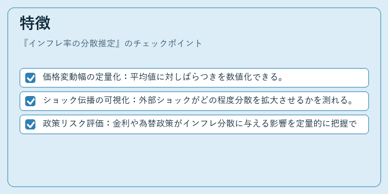 特徴(インフレ率の分散推定)の図解