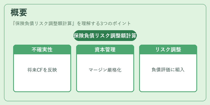 概要(保険負債リスク調整額計算)の図解