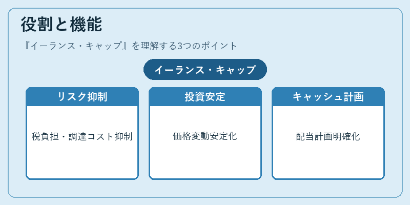 役割と機能(イーランス・キャップ)の図解