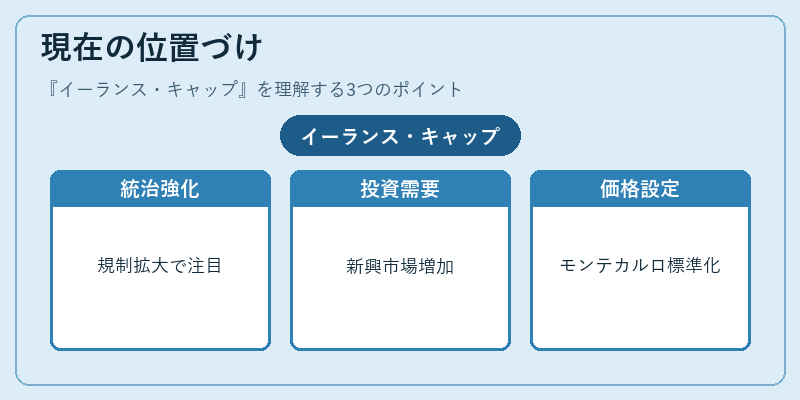 現在の位置づけ(イーランス・キャップ)の図解