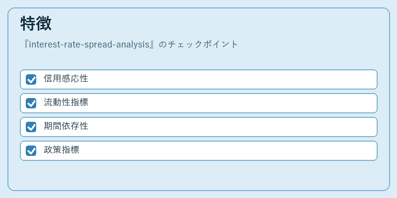 特徴（interest-rate-spread-analysis）の図解