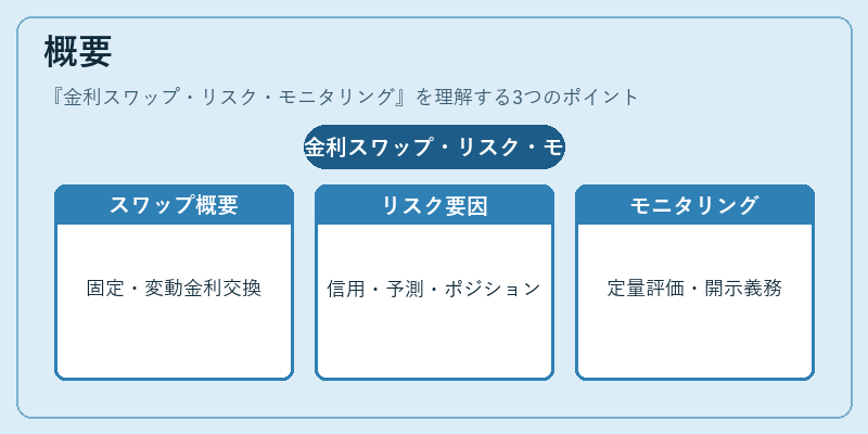 概要（金利スワップ・リスク・モニタリング）の図解