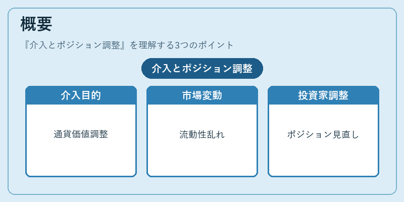 概要（介入とポジション調整）の図解