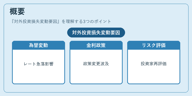 概要（対外投資損失変動要因）の図解