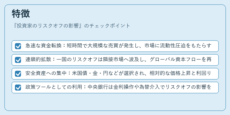 特徴(投資家のリスクオフの影響)の図解