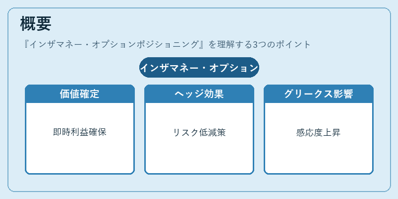 概要(インザマネー・オプションポジショニング)の図解