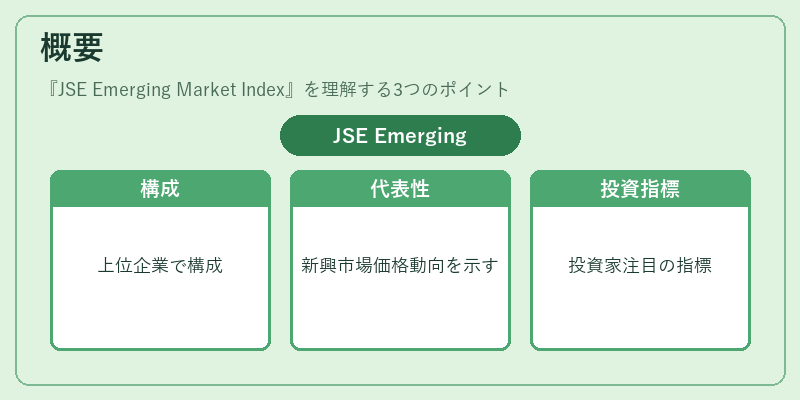 概要（JSE Emerging Market Index）の図解