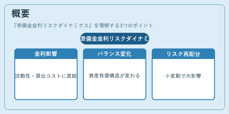 概要（準備金金利リスクダイナミクス）の図解