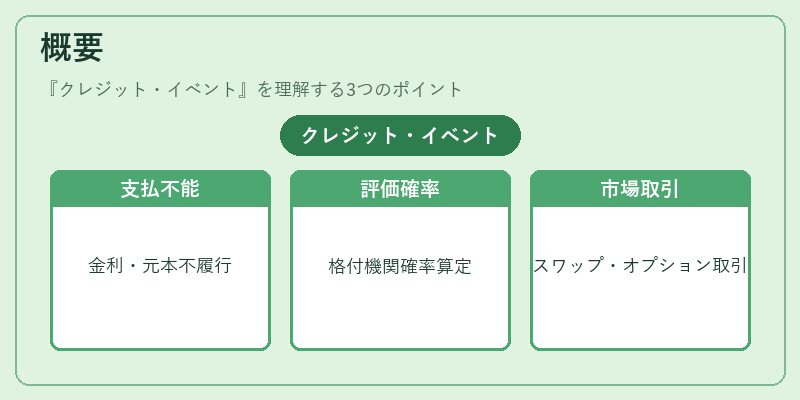 概要(クレジット・イベント)の図解